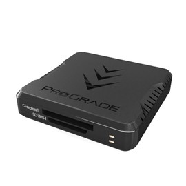 CFexpress Lector de Tarjetas de Memoria de Doble Ranura Tipo B y SD UHS-II de ProGrade Digital | USB 3.2 Gen 2 para cineastas Profesionales, fotógrafos y Creadores de Contenido