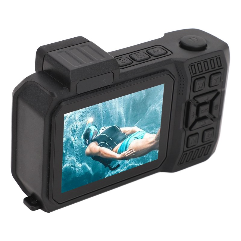 4K 65MP Underwater Camera Autofocus 2.88in 1.44in Dual Screen 2500mAh