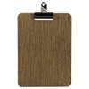 Chalkboards UK Clip Board, Wood,dark brown, 150 x 210 mm