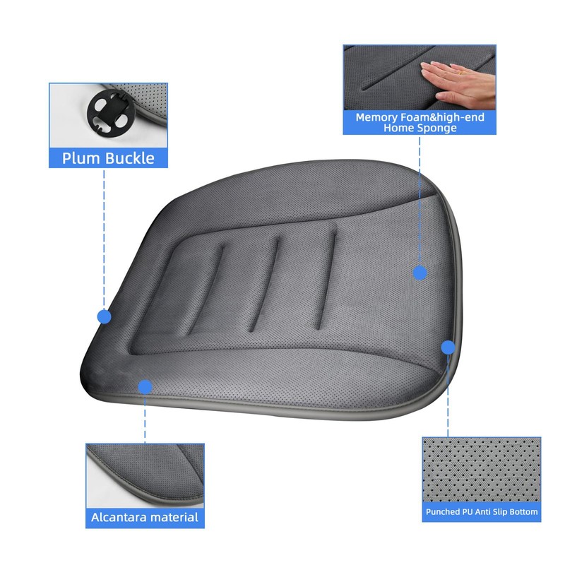 KAYI Car Seat Cushion, Memory Foam Car Seat Cushion, Anti