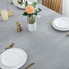 SPRICA Rectangle Tablecloth 180x140cm Water Resistant Linen Texture Spill Proof