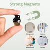 8 PCS Mini Vase Magnets for Fridge, 3D Design Small