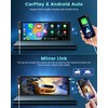 Hikity 6.9 Inch Single Din Car Stereo Carplay Android Auto,