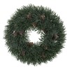 BigBuy Christmas Corona di Natale Verde PVC 28 x 28