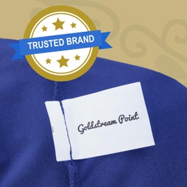 Goldstream Point Royal Blue 24 Inch Round x 30 Inch Tall Spandex Cocktail Tablecloth Folding Cover Stretch