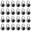 HZSY Combination Padlock 24 Pack, Fixed Dial Combination Padlock with