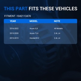Autoround 1042113470 Alternator Compatible with Honda CR-V 2015-2019, Acura TLX 2015-2020/ ILX 2016-2022, Engine L4 2.4L, 135A 12V CW 7-Groove Pulley
