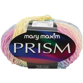 Mary Maxim 161-1051 Prism Yarn, Rainbow