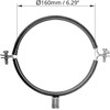 HVAC OV 6" Inch Galvanized Steel Duct Clamp with Rubber