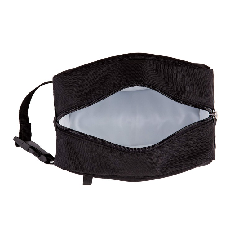 PackIt Freezable Snack Box, Black, Built with EcoFreeze Technology, Collapsible,