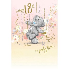 Me To You Bear Happy 18th Birthday Card