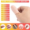 Joez Wonderful 10pcs Gel Finger Cots, Silicone Finger Covers, Thumb