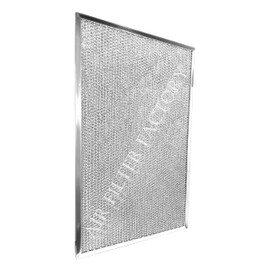 Air Filter Factory 12 X 20 X 3/8 Inches Aluminum Mesh Grease Range Hood Filters 2-Pack