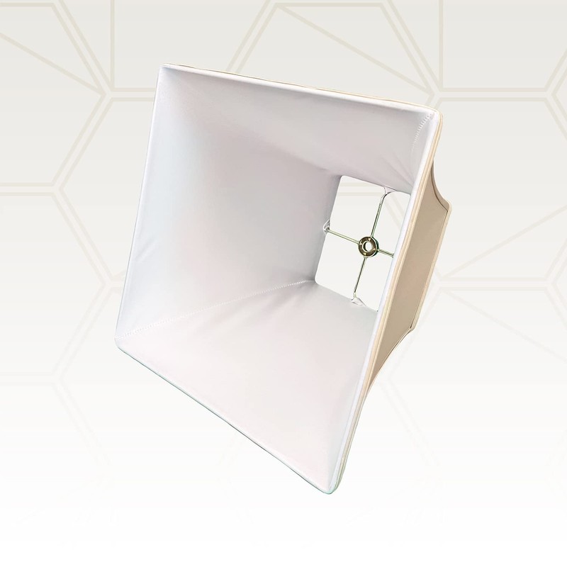 Royal Designs, Inc. Regal Series Square Bell Lamp Shade, 6