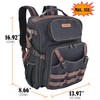 WELKINLAND Waxed-Canvas Tool Backpack - Heavy-Duty Electrician Backpack with HVAC