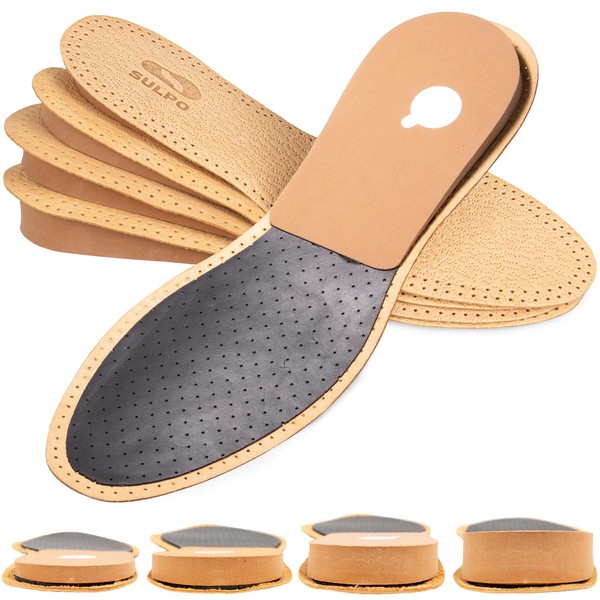 Shoe Insoles Raiser – Insoles Leather Heel Wedge – Insoles