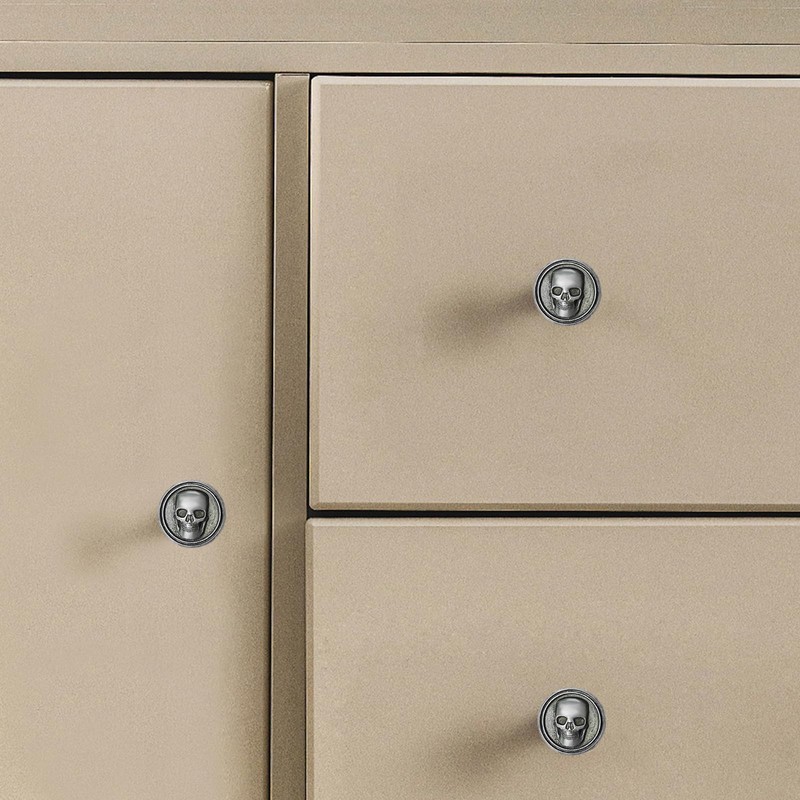 BAMI-LEE House 6PCS Vintage Skull Skeleton Cabinet Knobs - Single