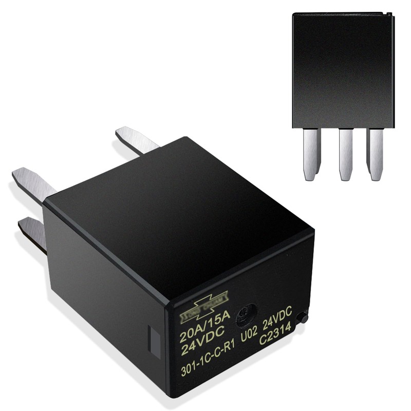 Automotive Purpose Relays 301-1C-C-R1-U02-24VDC 5 PIN (2 Pack)