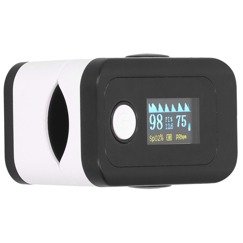Fingertip Pulse Oximeter LED Screen Blood Oxygen Saturation Monitor with
