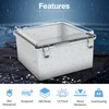 HoHaing Junction Box,IP67 Waterproof Electrical Box Hinged Clear Cover,Electrical Enclosure
