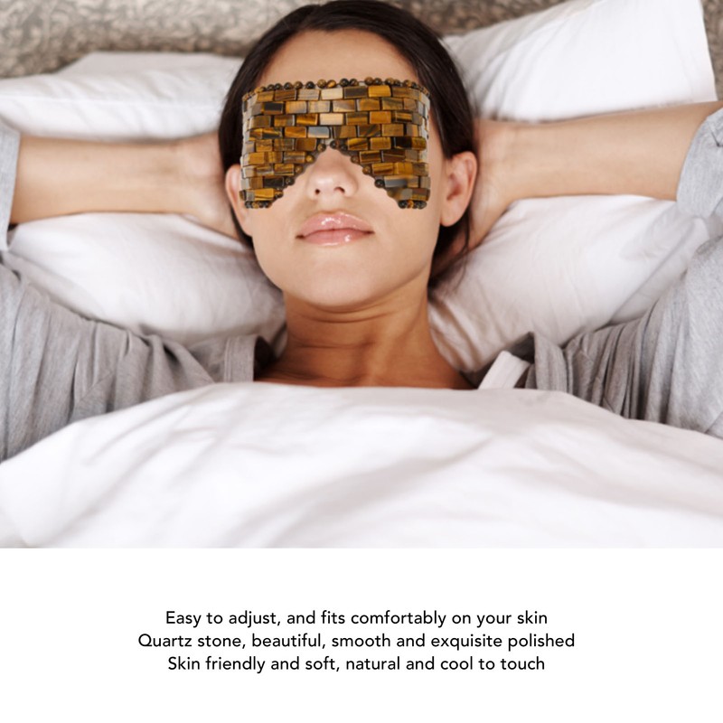 Jade Stone Eyes Patch Polished Cooling Comfortable Fatigue Relieving Skin