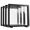 RECHIATO 4-Piece 3D Floating Display Cases - 7"7"0.8", Coin Holder