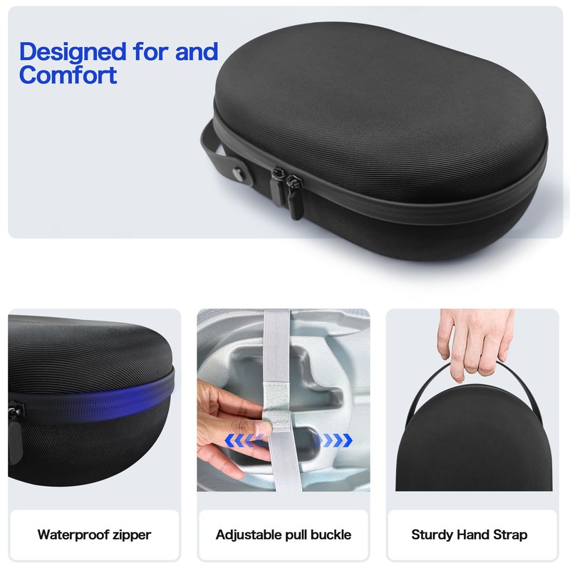 AWINNER Hard Carrying Case Compatible for Apple Vision Pro, Accessories