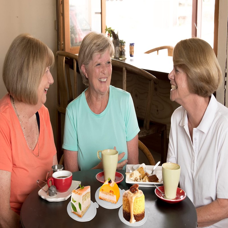 WANBAO 100 Pcs 3 Inch Mini Cake Boards Mousse Cupcake