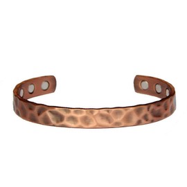 HTVNG Europäisches und amerikanisches Rotes Kupfer-Magnetarmband für Männer und Frauen, Kupfer