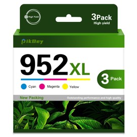 952XL High Yield Ink Cartridge (3-Pack, 1Cyan/1Magenta/1Yellow) Replacement for HP 952 952XL Ink Cartridges Work with OfficeJet Pro 8720 8710 8715 8702 8210 7740 Printer
