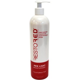 California Tan Loción Corporal Diaria Restored Moisturizer - 16 Onzas - Fórmula Antienvejecimiento Con Terapia De Luz Roja