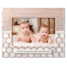 Grasslands Road 454506 Baby Twins Frame, 4" x 6" Photo, Wood