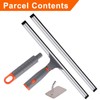 All Purpose 10inch Shower Squeegee with 2pcs Rubber Wiper Blade