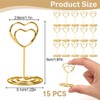 Table Number Holders Place Card Holder 15 Pcs Mini Table