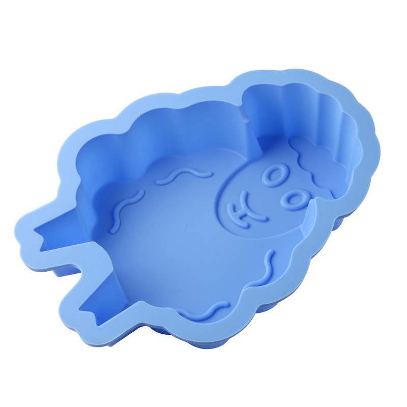 Dr. Oetker 2505 Oetker Silikonform Schaf, grüne Silikon-Backform aus der