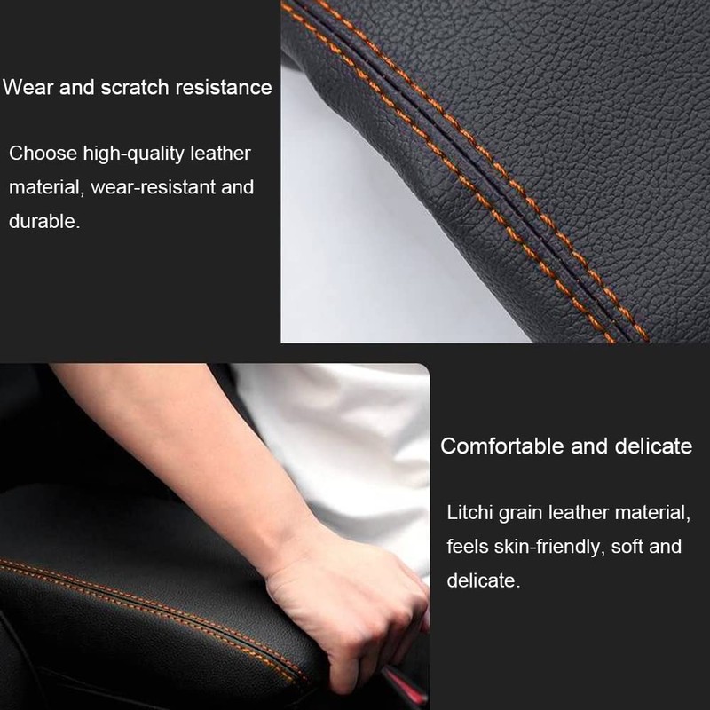Rifoda Center Console Armrest Cover Suitable for 2024 Subaru Crosstrek