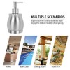LALA DOLCE Stainless Steel Countertop Soap Dispenser Liquid Bottle and
