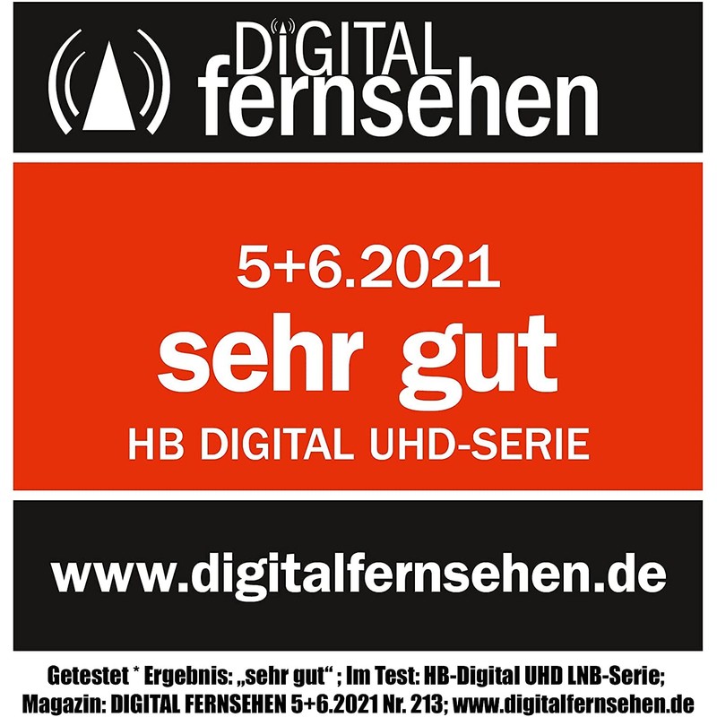 HB-DIGITAL 2 x Single LNB LNC 1 Subscriber Direct (Two
