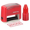 YOKIVE Invoice Self Inking Rubber Stamp, Office Ink Business Stamp
