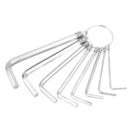 BOHUIZ 8-Piece Allen Key Set, 1.5-6 mm Allen Key Allen Key Allen Key Set Hex Key for Home