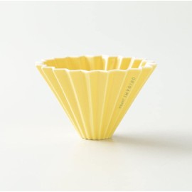 ORIGAMI Origami Dripper Yellow Small for 1-2 People with Box Engraved *Holder Not Included
