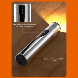 Visual Fault Locator Fiber Optic Cable Tester Tools, Visual Fault Locator Kit 15KM Range, 650nm Output Wavelength 2.5mm Universal Adapter for Fiber Optic Engineering Construction