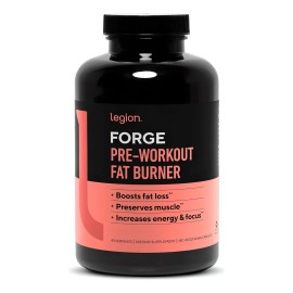 Legion Forge Pre Entreno Termogenico 45 Serv 180 Caps Sabor Sin Sabor                                                                                 