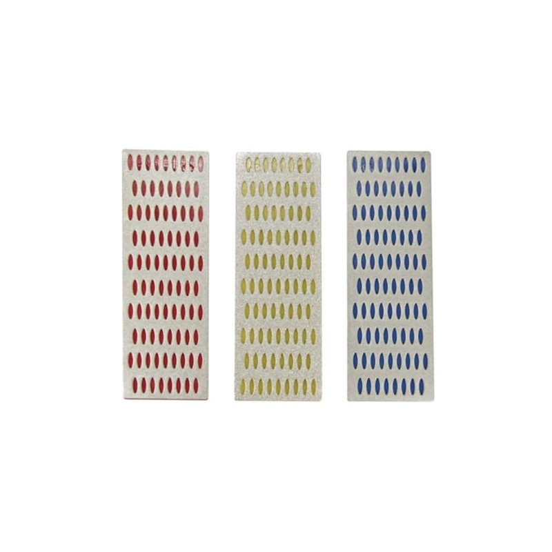 Perel HFIS3 142759 Diamond Sharpening Stones, 154 mm x 52