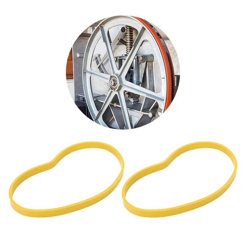 2PCS Bandsaw Tires Non Slip Rubber Tire Replacement for 8in
