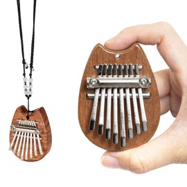 Kalimba Thumb Piano 8 Keys Premium Wood Mini Finger Piano Finger Percussion Finger Music Box Beginner Set for Kids Adults Beginners
