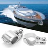Ejoyous 2 x Boat Bimini Top Folding Jaw Push, Bimini