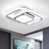 CANEOE Square Hallway Ceiling Light Fixtures,6000K Cool White Modern Flush
