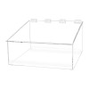 Marketing Holders Bread Bin Clear Acrylic Pastry Bin with Lid