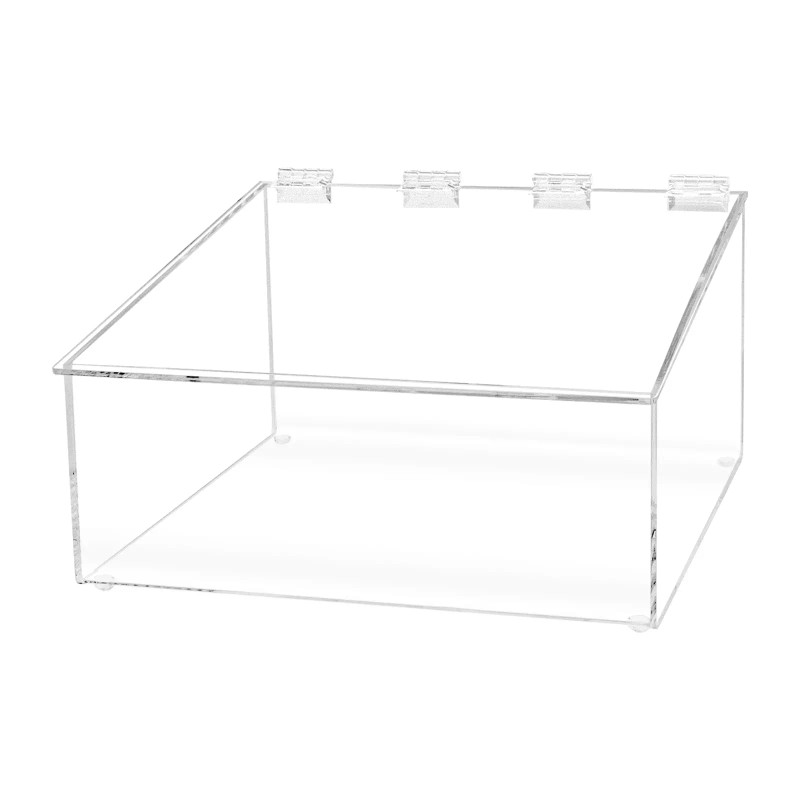 Marketing Holders Bread Bin Clear Acrylic Pastry Bin with Lid